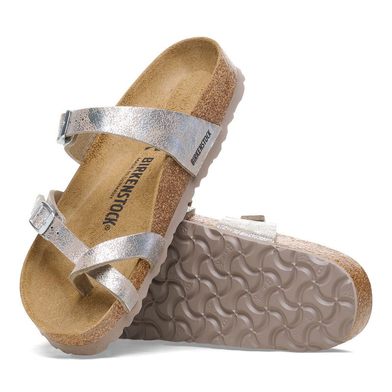 Birkenstock Mayari SYN Washed Metallic Silver