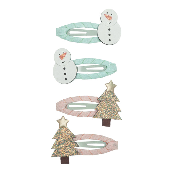 Mimi & Lula Snowman/Tree Clips