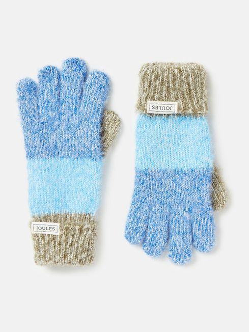 Joules Wanderer Gloves Blue AW24/25