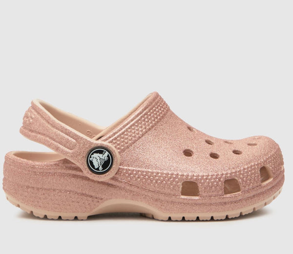 Crocs classic Pink Glitter Toddler
