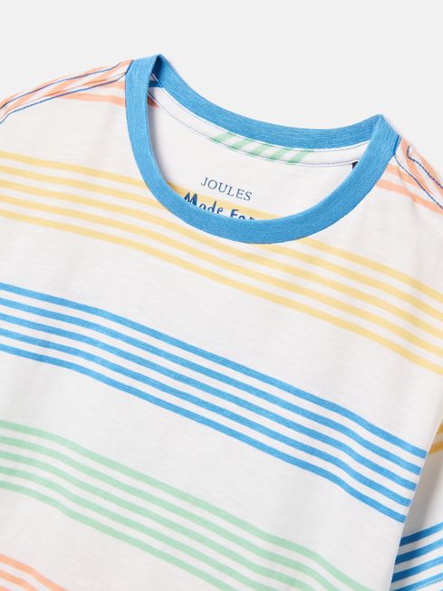 Joules Laundered Stripe T Shirt Multi SS24