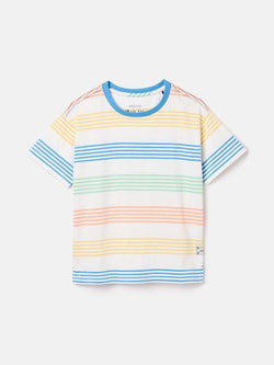 Joules Laundered Stripe T Shirt Multi SS24