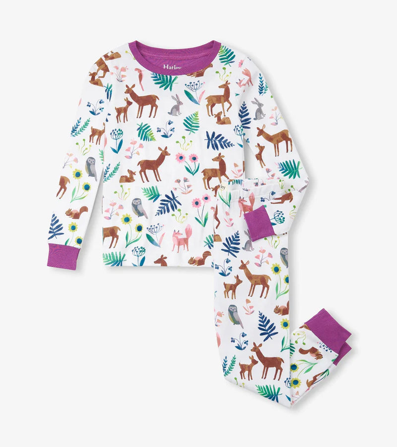 Hatley Soft Forest Cotton Pyjamas AW24/25