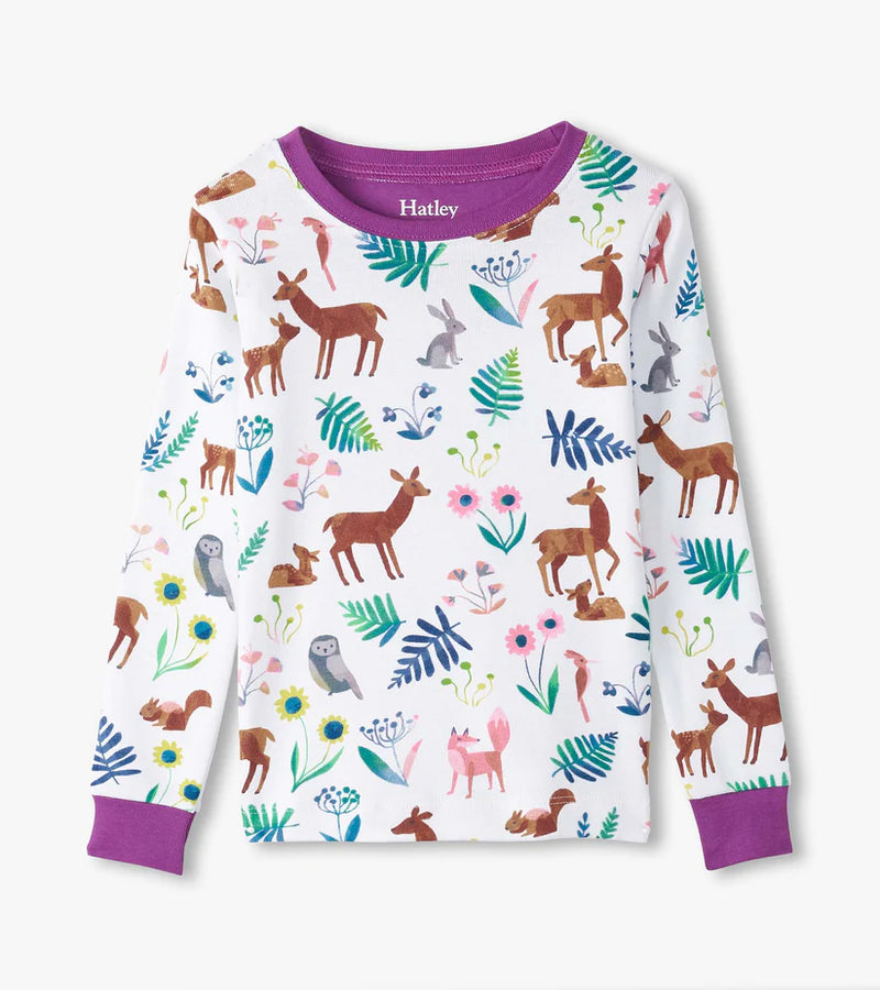 Hatley Soft Forest Cotton Pyjamas AW24/25