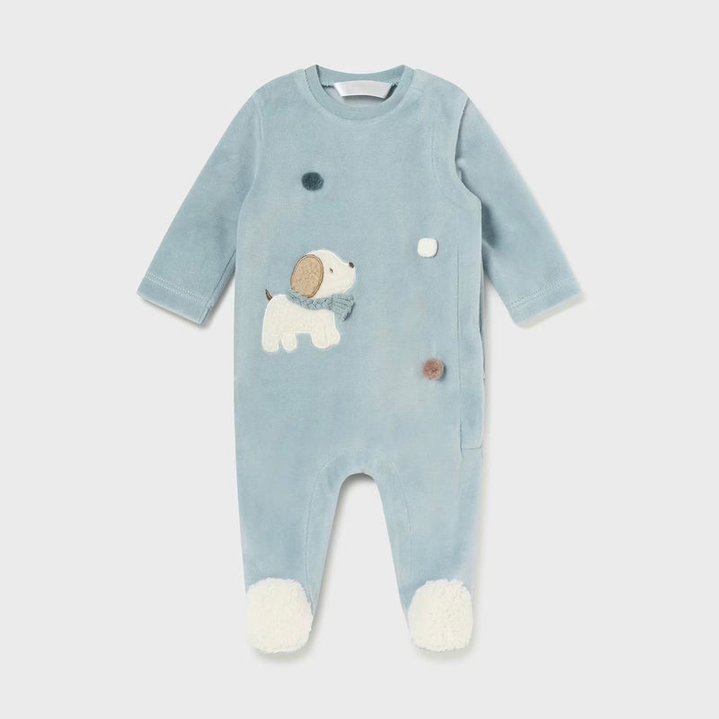 Mayoral 2792 Dog Blue Romper AW24/25