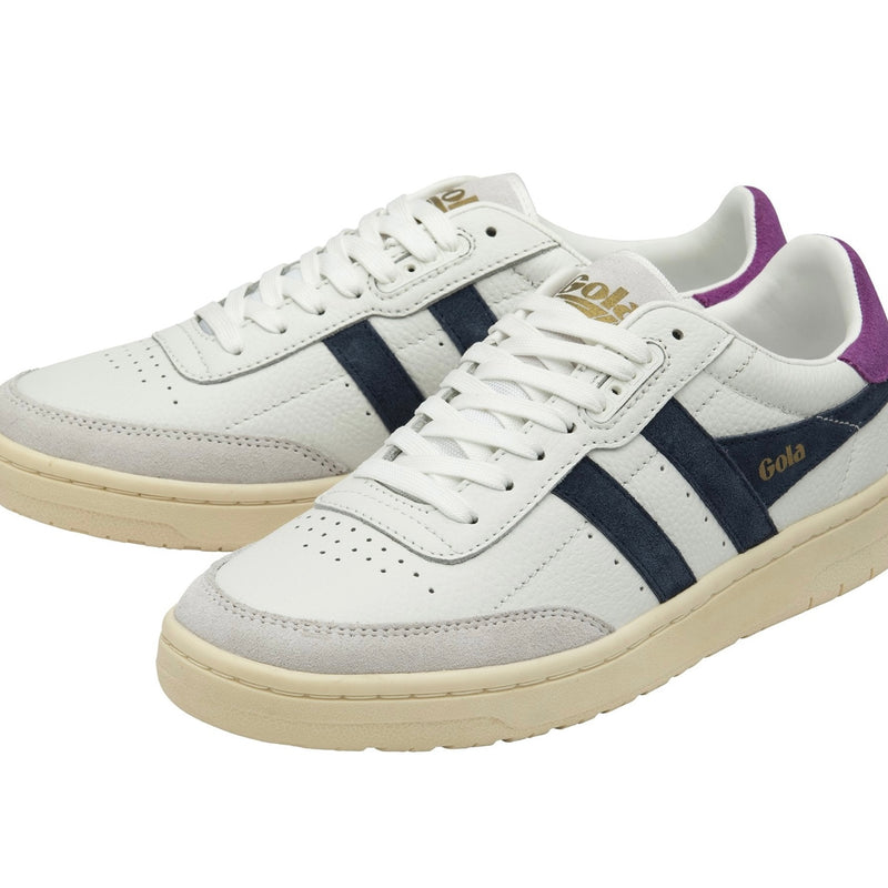 Gola Falcon White/ Navy/ Foxglove