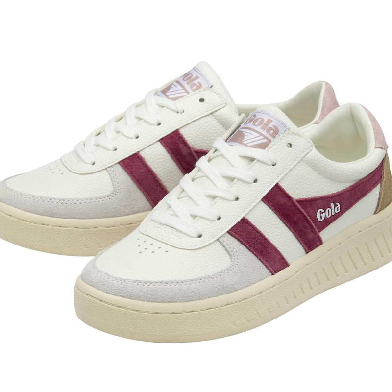 Gola Grandslam Trident White/Cerise/Chalk pink