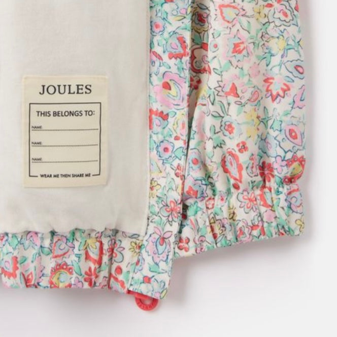 Joules windbreaker multi ditsy waterproof raincoat - SS24