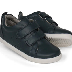 Bobux grass court navy I walk & kid plus