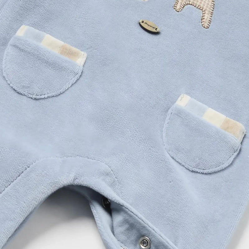 Mayoral 2793 velour babygro - AW24/25