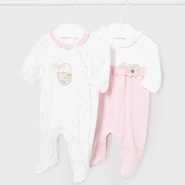 Mayoral 1709 2pk sleepsuits - SS24