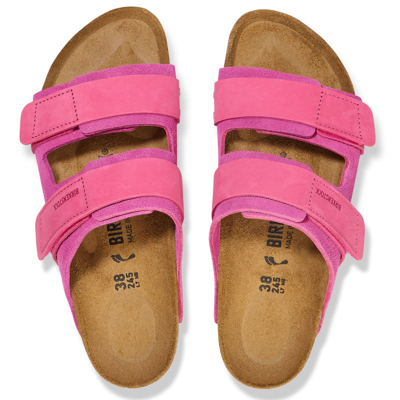 Birkenstock Uji Modern suede Fuchsia tulip