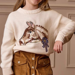 Joules Hattie cream horse jumper - AW24/25