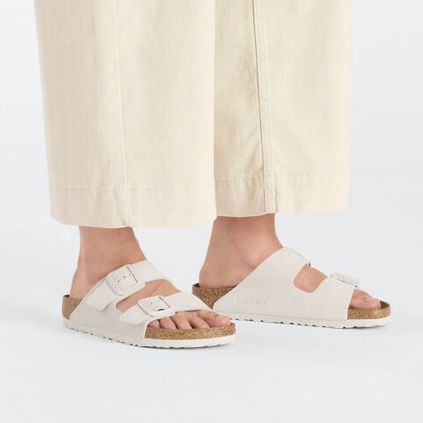 Birkenstock Arizona Antique White suede