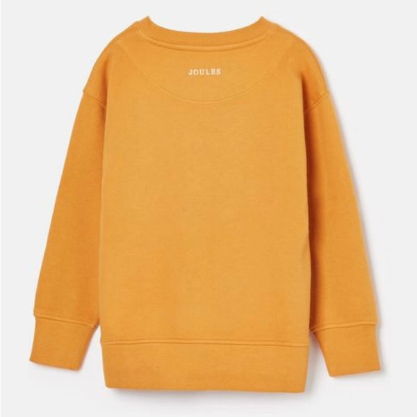 Joules Sundaze yellow crew neck sweatshirt - AW24/25