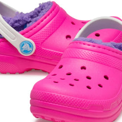 Crocs classic lined pink crush/ multi - Junior