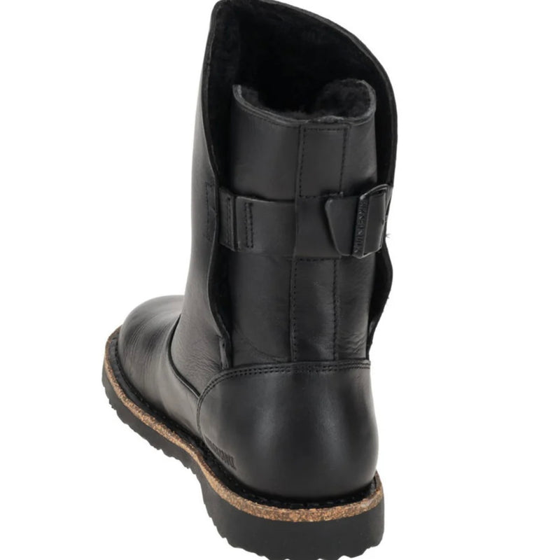 Birkenstock Uppsala Shearling Black Leather