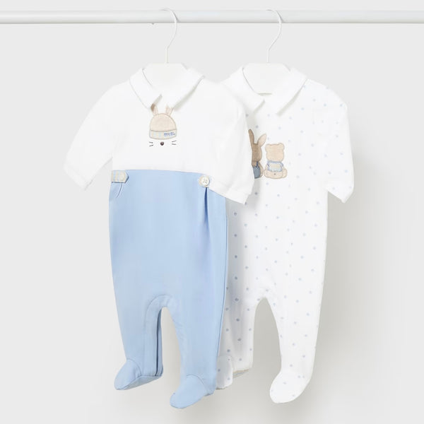 Mayoral 1725 2pk sleepsuits - SS24