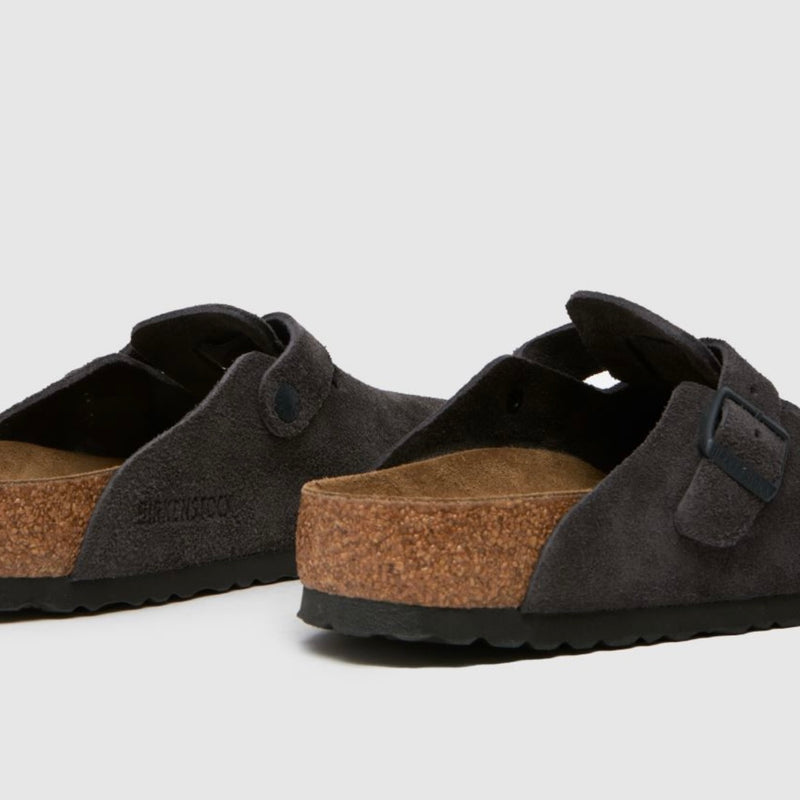 Birkenstock Boston Velvet Grey