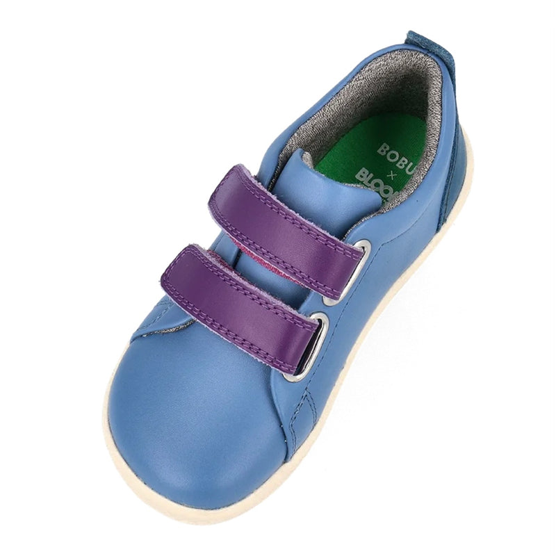 Bobux grass court I walk & kid plus elemental blue purple combo