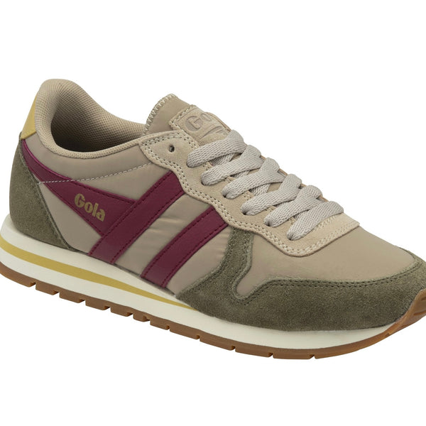 Gola Daytona Chute Bone/ Khaki/ Cerise