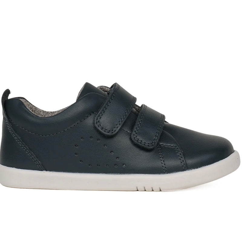 Bobux grass court navy I walk & kid plus