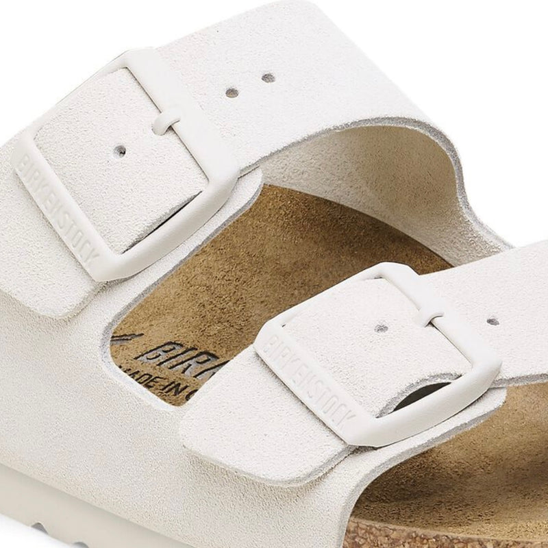 Birkenstock Arizona Antique White suede