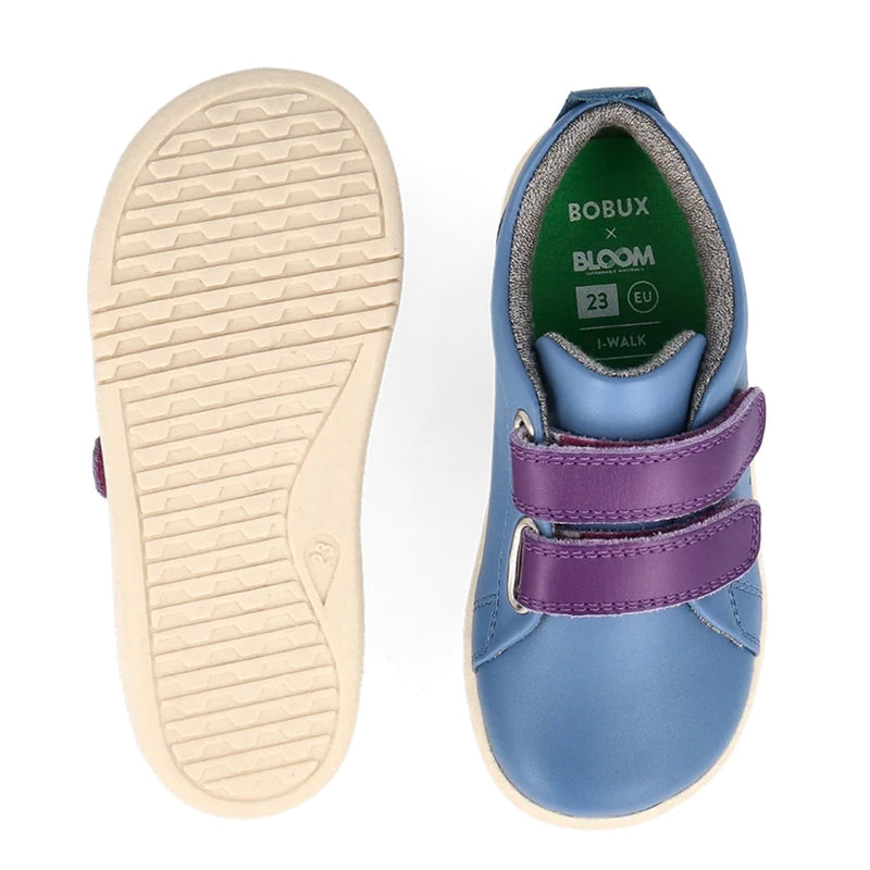 Bobux grass court I walk & kid plus elemental blue purple combo