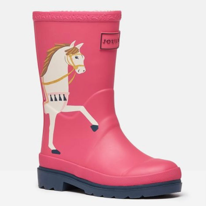 Joules splashwell pink horse