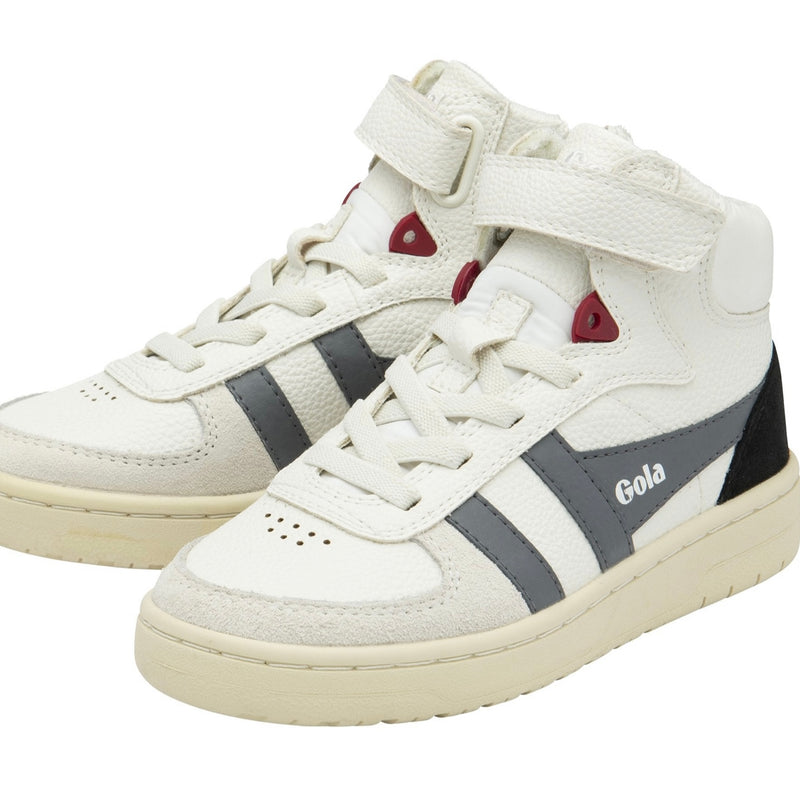 Gola kids Talon White/Ash/Black