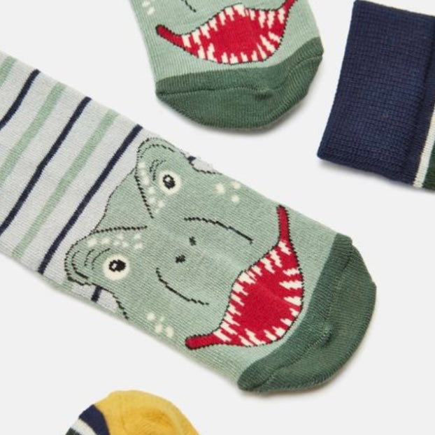 Joules eat feet 3 pack Dino - AW24/25