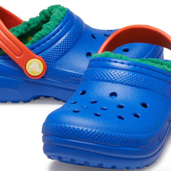 Crocs classic lined blue bolt/ multi - toddler