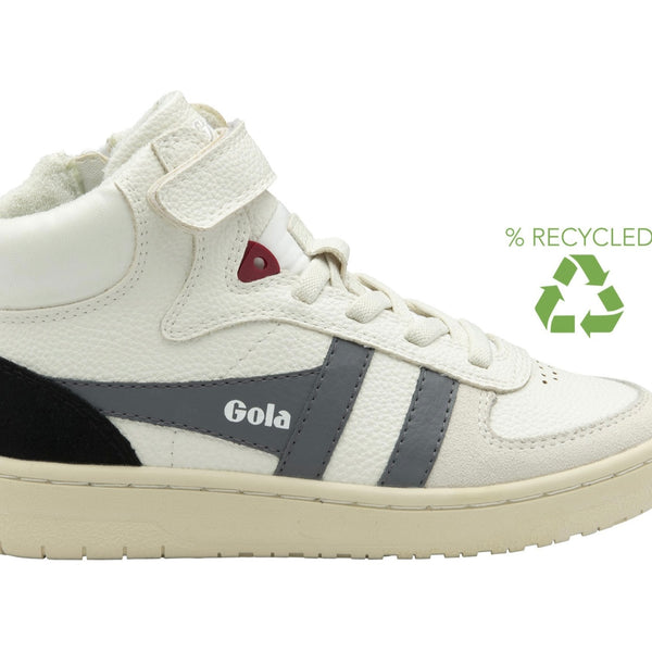 Gola kids Talon White/Ash/Black