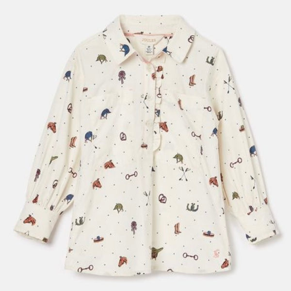 Joules Liliana cream horse shirt - AW 24/25