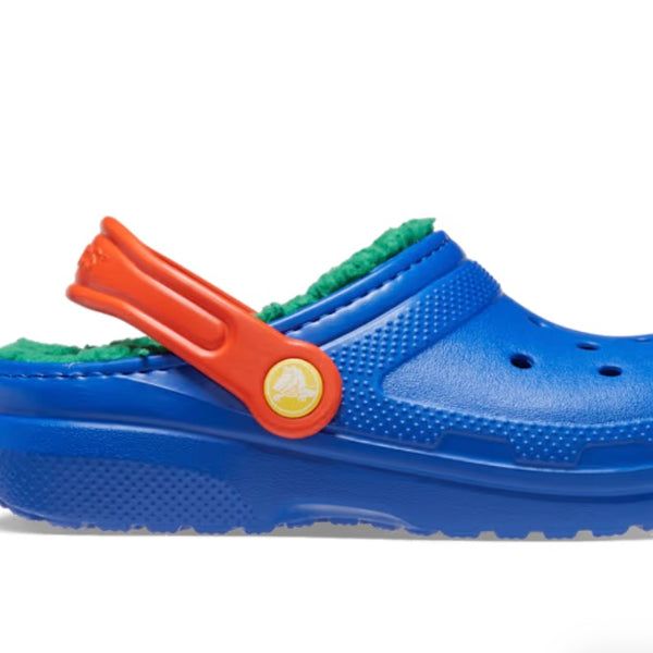 Crocs classic lined blue bolt/ multi - toddler