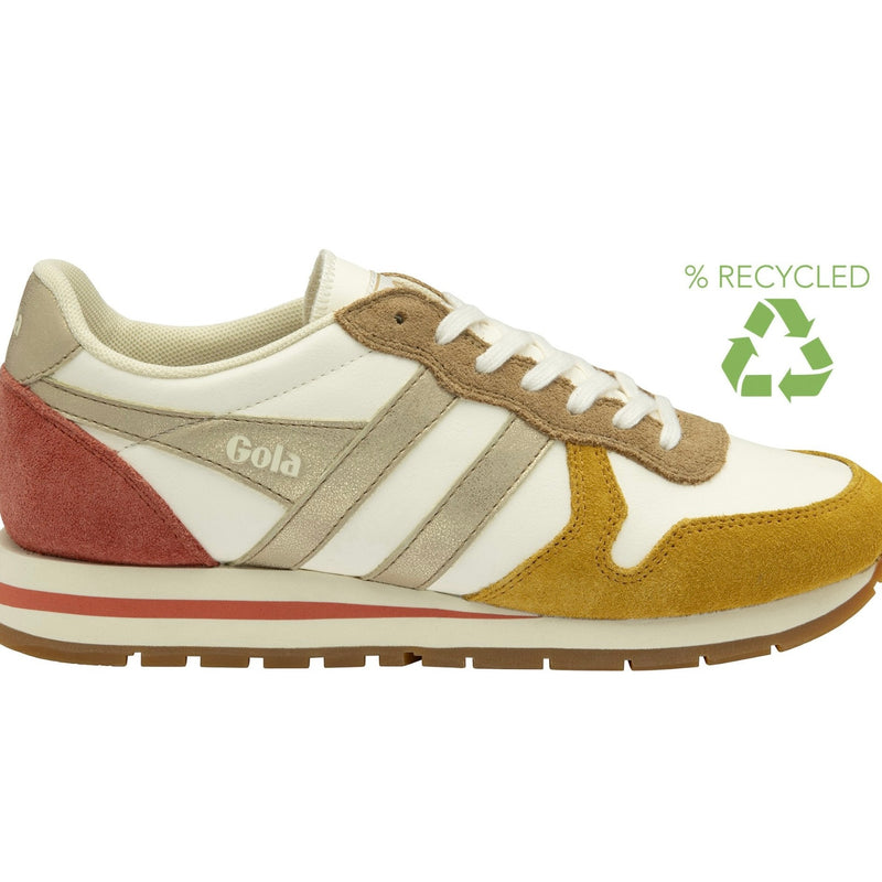 Gola Daytona Quadrant Off White/ Sun/ Gold/ Clay