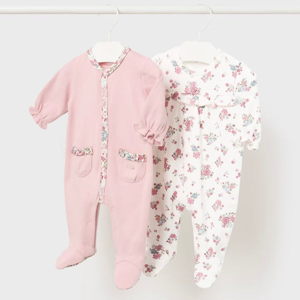 Mayoral 2778 2pk floral Babygrow - AW24/25