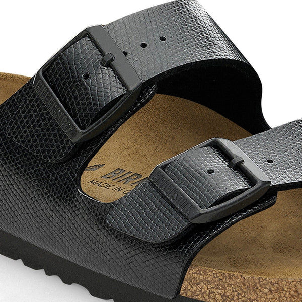 Birkenstock Arizona Shiny Lizard Black