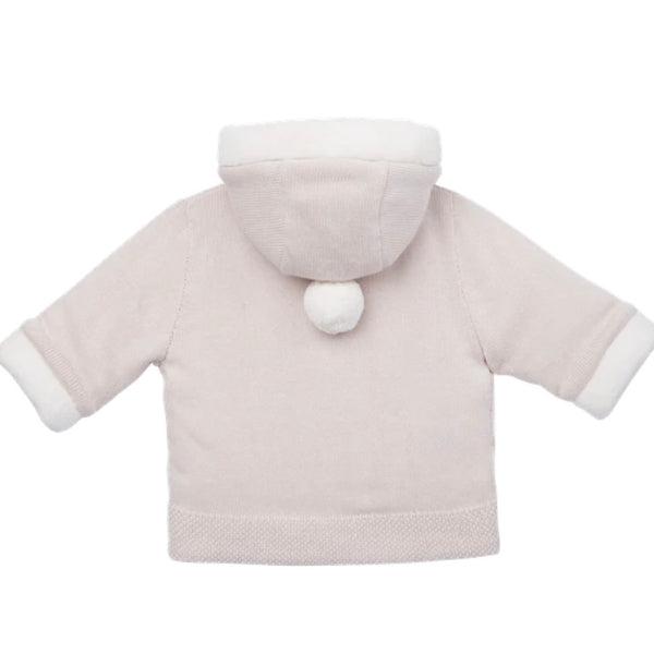 Emile et Rose Holland stone hooded Pompom jacket - AW24/25