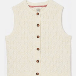 Joules Isabelle knit tank cream - AW24/25