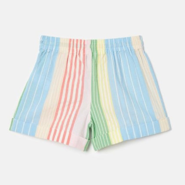 Joules Happiness multi striped shorts - SS24