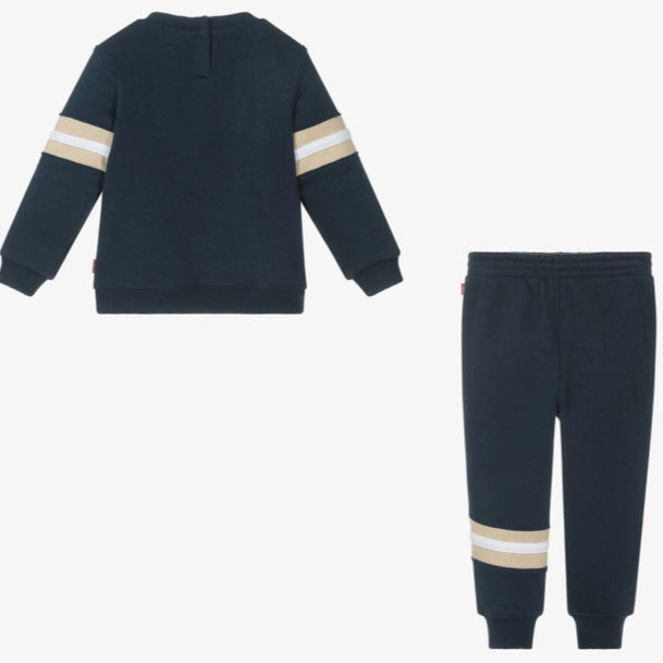 Levi’s navy blue varsity cotton tracksuit - AW24/25