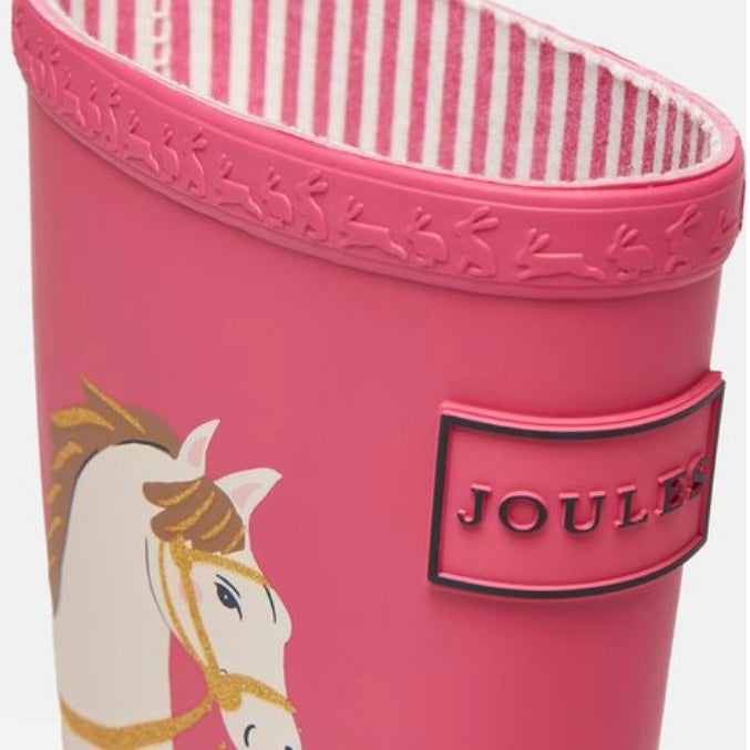 Joules splashwell pink horse