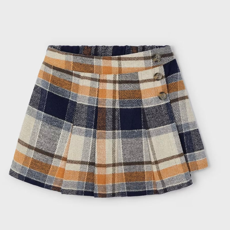 Mayoral 4909 checked skort - AW24/25