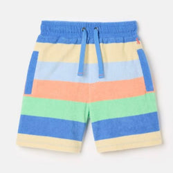 Joules Give us a wave multi stripe towelling shorts - SS24