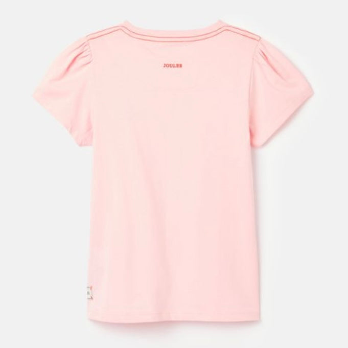 Joules Let’s go pink short sleeved T shirt - SS24