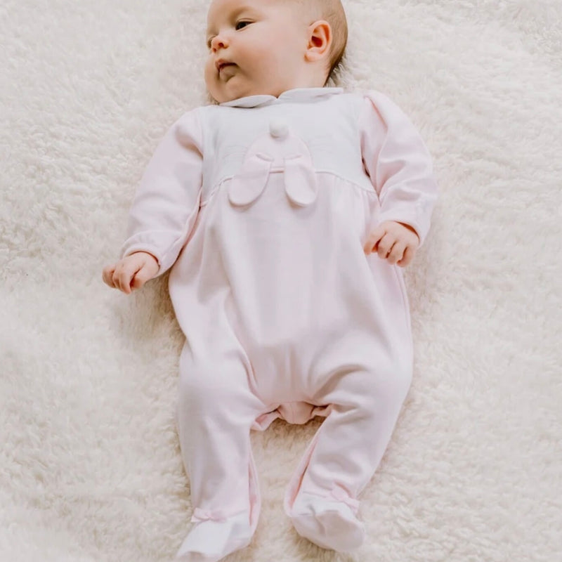 Emile et Rose Honey Pink Babygrow - AW24/25