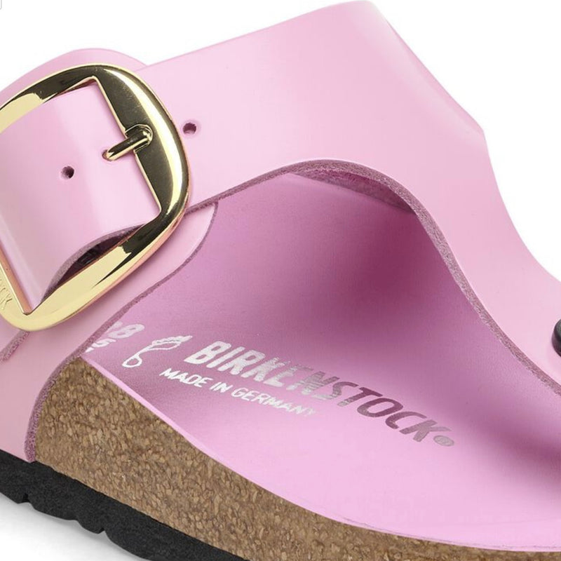 Birkenstock Gizeh Big Buckle high-shine Fondant pink