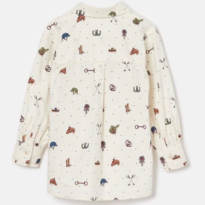 Joules Liliana cream horse shirt - AW 24/25