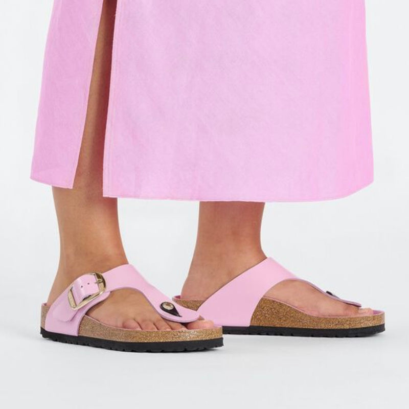 Birkenstock Gizeh Big Buckle high-shine Fondant pink